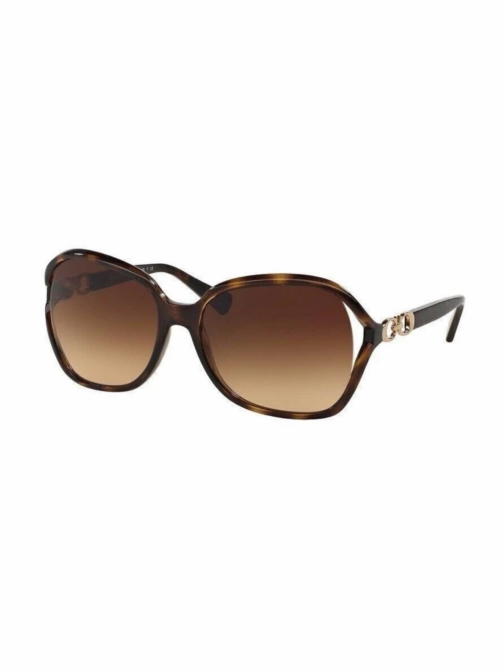 Coach Oversized Butterfly Frame Tortoise Sunglasses
